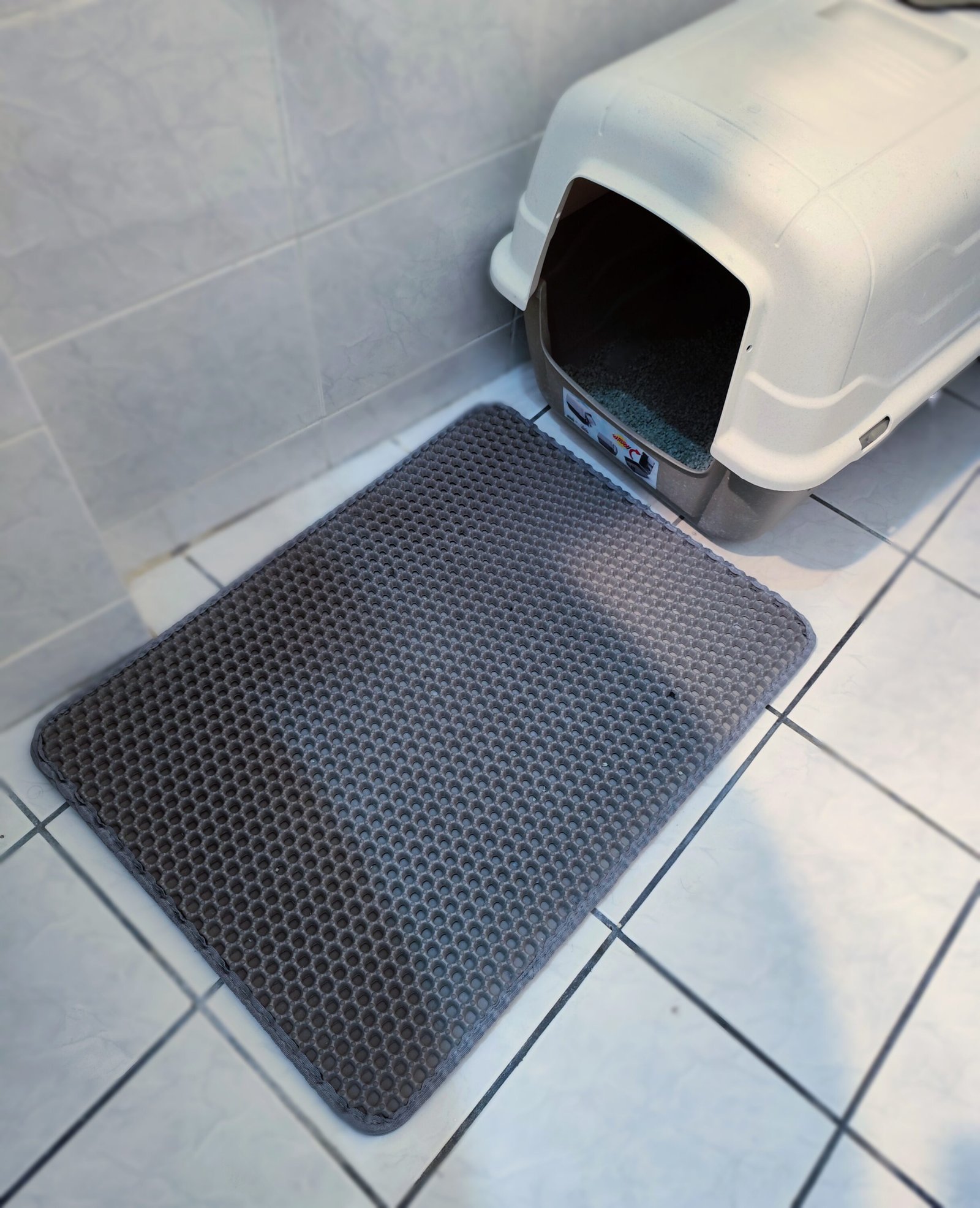 cat litter tracking mats